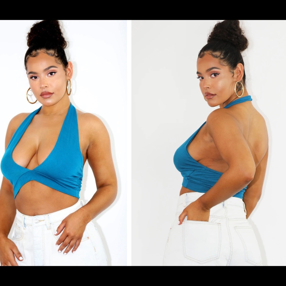 Halter crop top